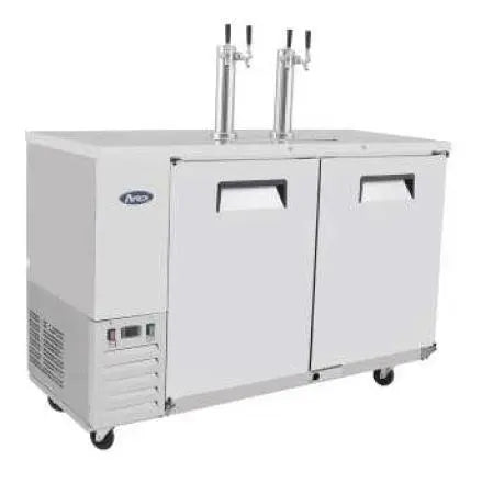 Atosa MKC58, 2 Solid Door Keg Coolers Back Bar Fridge 390L