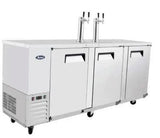 Atosa MKC90, 3 Solid Door Keg Coolers Back Bar Fridge 850L