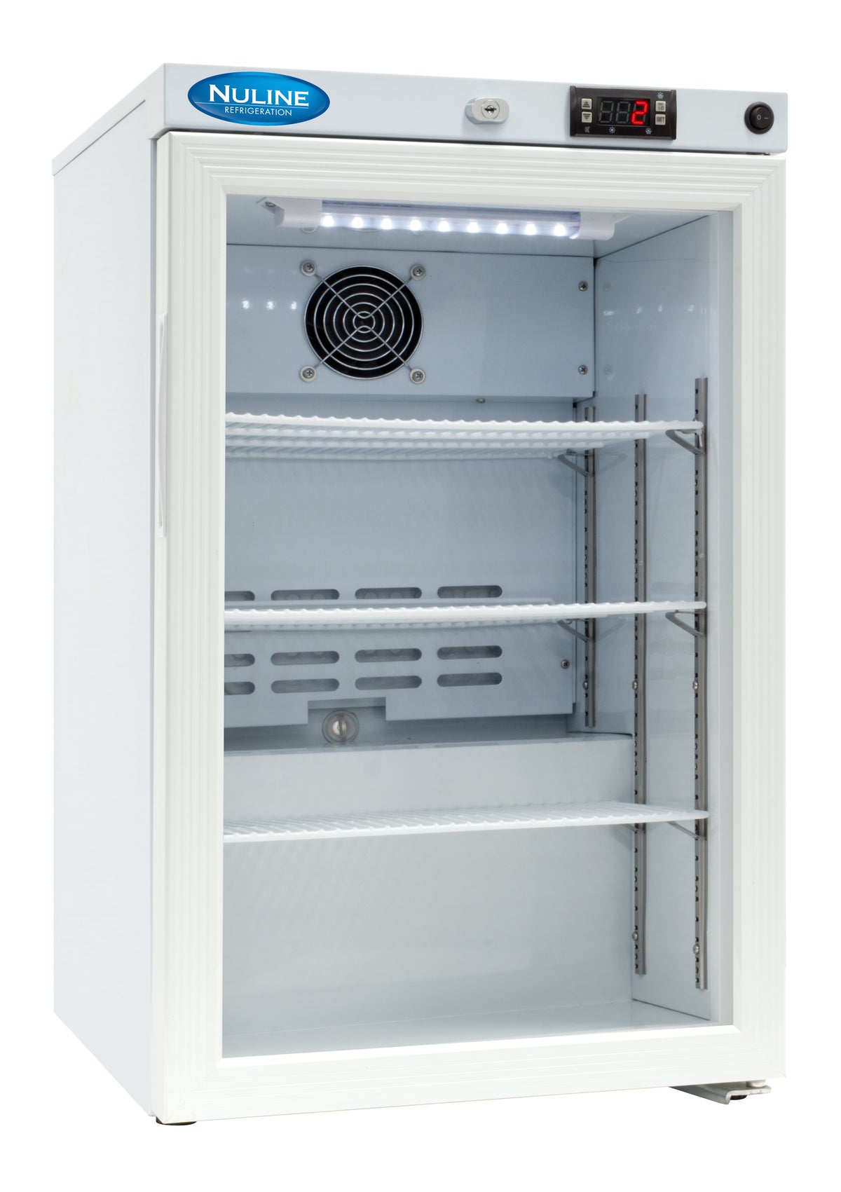 Nuline MLB59GP, 1 Glass Door Under Counter Breast Milk Fridge with Digital Control