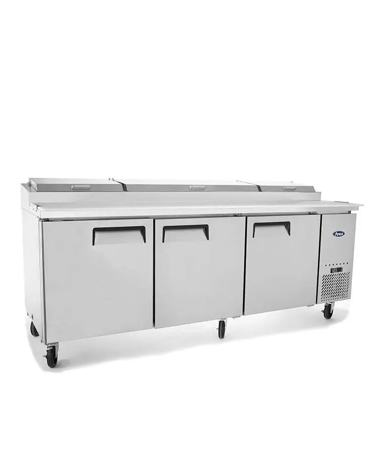 Atosa MPF8203, 3 Door Pizza Table Pizza Prep Fridge 880L