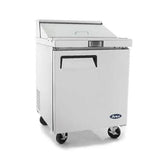 Atosa MSF8301, 1 Solid Door Sandwich Prep Table Prep Fridge 203L