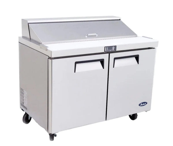 Atosa MSF8302, 2 Door Sandwich Prep Table Prep Fridge 379L