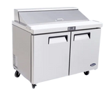 Atosa MSF8303, 2 Door Sandwich Prep Table Prep Fridge 487L