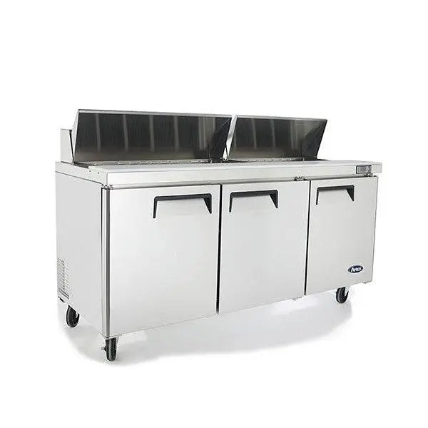 Atosa MSF8304, 3 Door Sandwich Prep Table Prep Fridge 598L