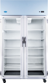 Nuline NLM 1000/4 Passthrough, 4 E-Glass Door Top Mount Laboratory Fridge with Digital Control - image 2