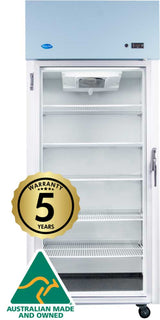 Nuline NLM 400/1, 1 E-Glass Door Top Mount Laboratory Fridge with Digital Control