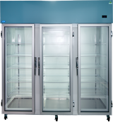 Nuline NLMS 1614/3, 3 E-Glass Door Top Mount Laboratory Spark Safe Fridge with Digital Control - image 2