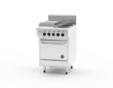 Goldstein 800 PE2S12G20FF, 610mm Griddle Oven Range