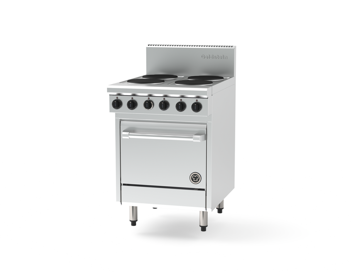 Goldstein 800 PEC4S20, 4 Solid Plate Convection Oven Range