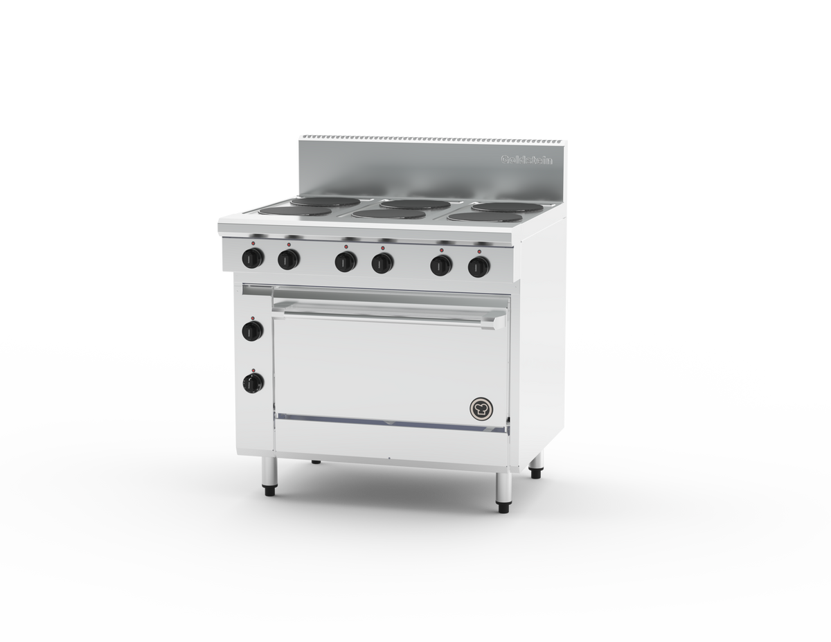 Goldstein 800 X-Series PE6S28-X, 6 Solid Plate Static Oven Range