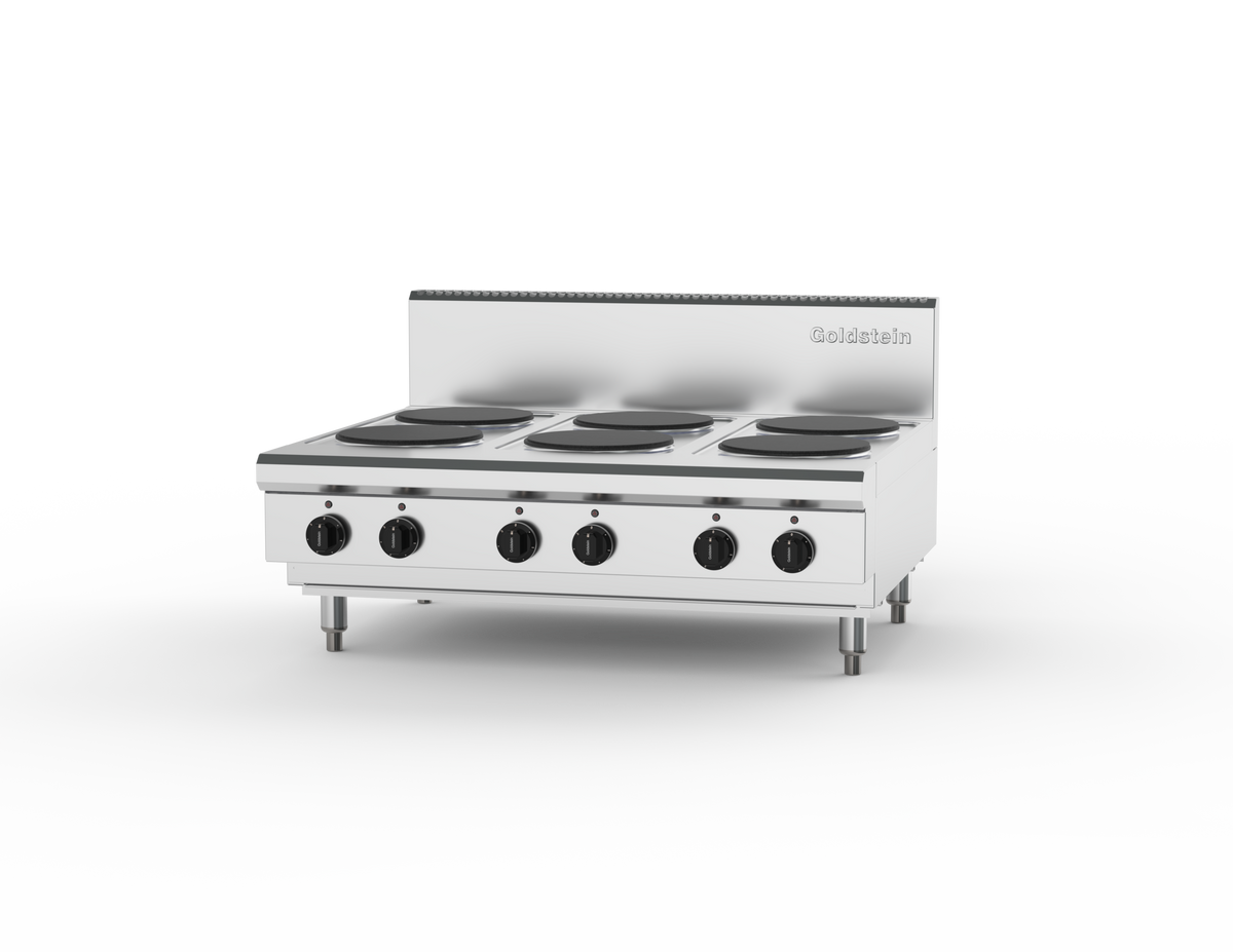 Goldstein 800 PEB6S, 6 Solid Plate Cooktop