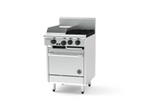 Goldstein 800 PF12G220-X, 2 Burner with 305mm Griddle Oven Range