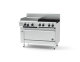 Goldstein 800 PF24G440-X, 4 Burner with 610mm Griddle Oven Range