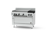 Goldstein 800 PF36G240-X, 2 Burner with 914mm Griddle Oven Range
