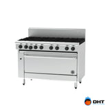 Goldstein PF840-X, 8 Burner Oven Range Goldstein