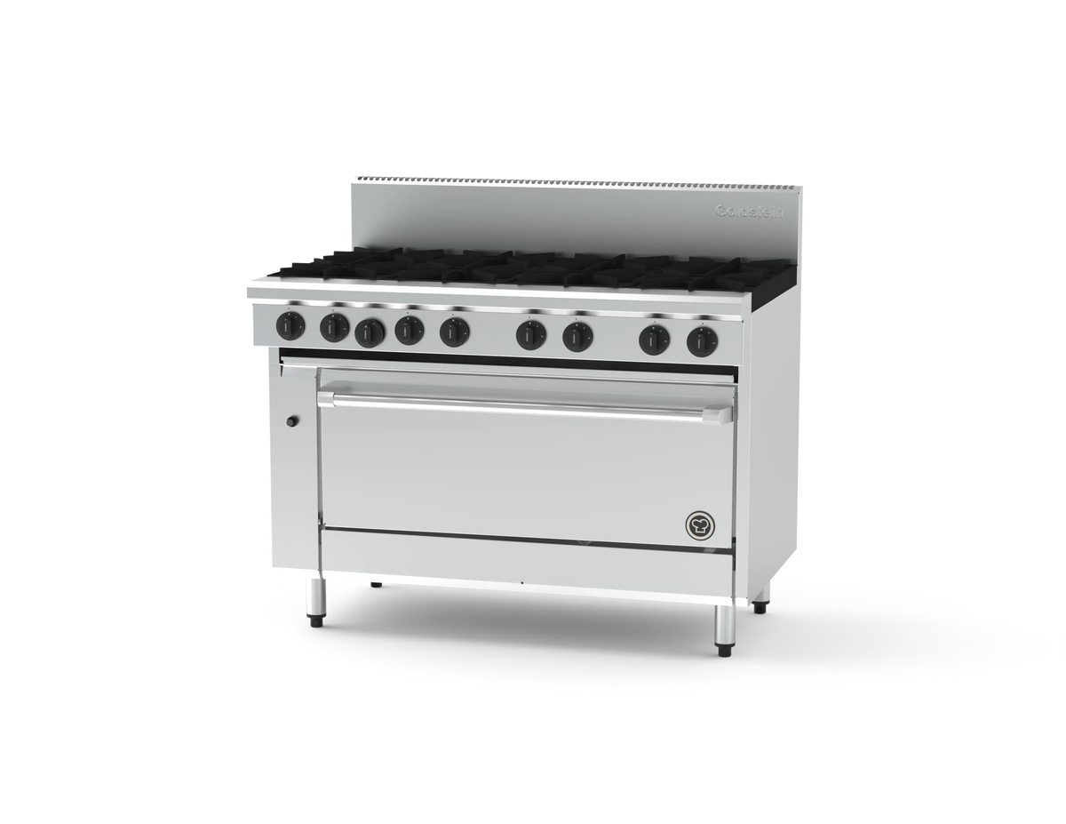Goldstein PF840-X, 8 Burner Oven Range