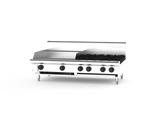 Goldstein 800 PFB24G4-X, 4 Burner with 610mm Griddle Cooktop