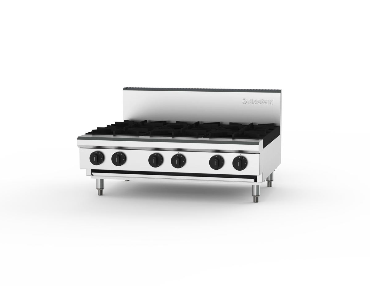 Goldstein 800 PFB36-X, 6 Burner Cooktop