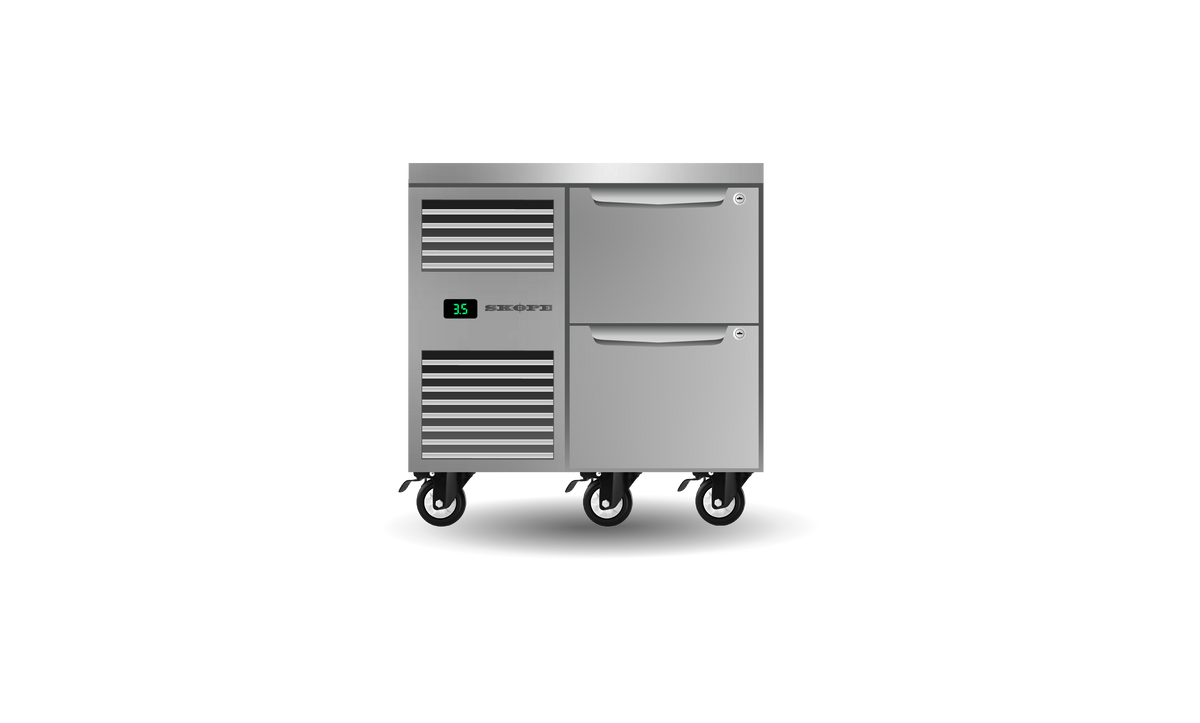 SKOPE ProSpec PG11.UBR.1.D2 Two Drawer, One Bay, Underbench GN 1/1 Fridge