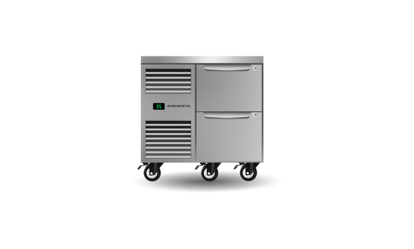 SKOPE ProSpec PG11.UBR.1.D2 Two Drawer, One Bay, Underbench GN 1/1 Fridge