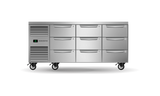 SKOPE ProSpec PG11.UBR.3.D9 Nine Drawer, Three Bay, Underbench GN 1/1 Fridge