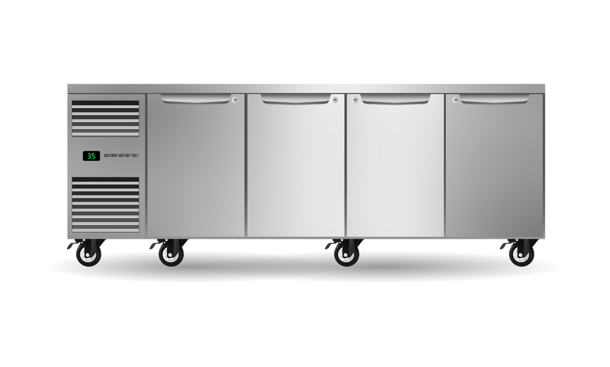 SKOPE ProSpec PG11.UBR.4.SD Four Solid Door Underbench GN 1/1 Fridge