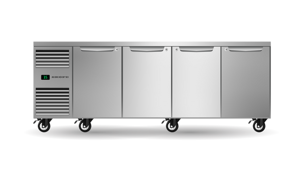 SKOPE ProSpec PG11.UBR.4.SD Four Solid Door Underbench GN 1/1 Fridge