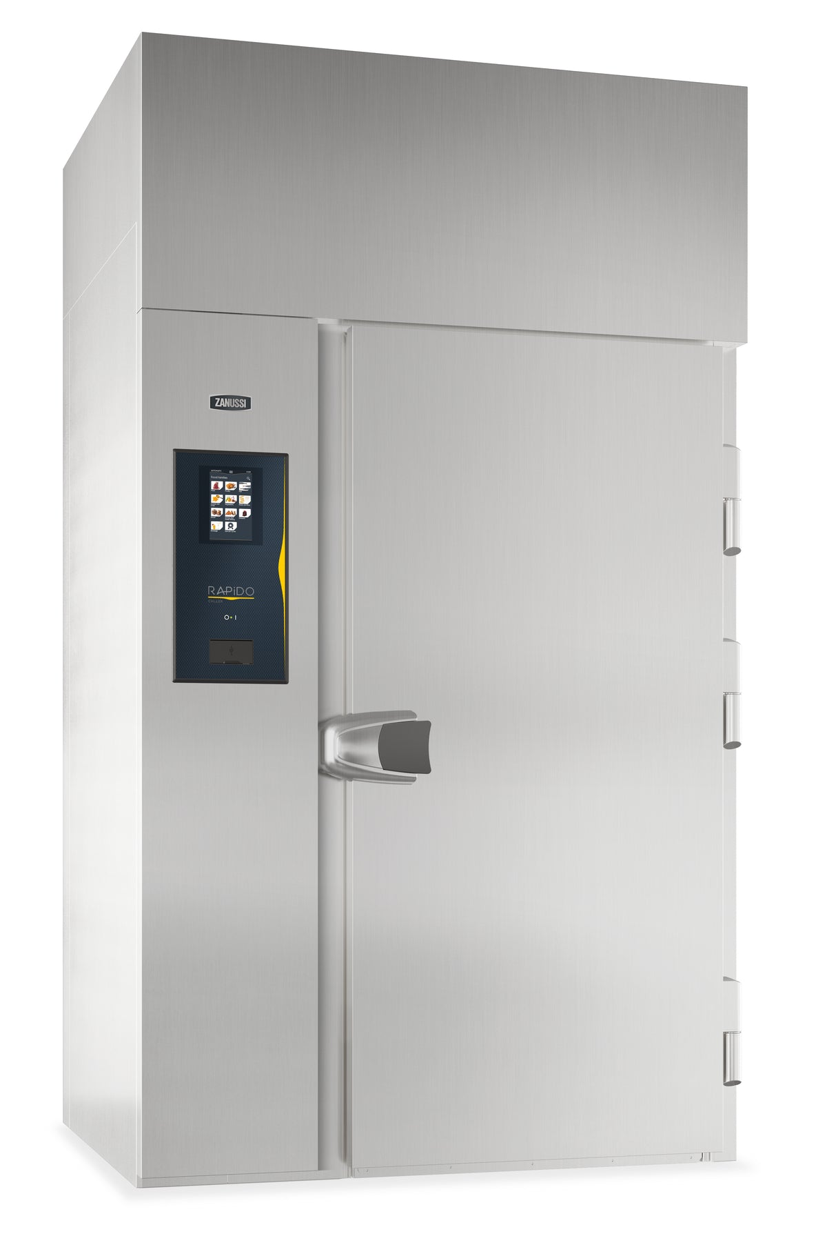 Zanussi Rapido 110562, 20 x 2/1GN Roll-In Blast Chiller-Freezer with Touch Screen Control, Remote Refrigerated Required, Floor Ramp, Disassembled