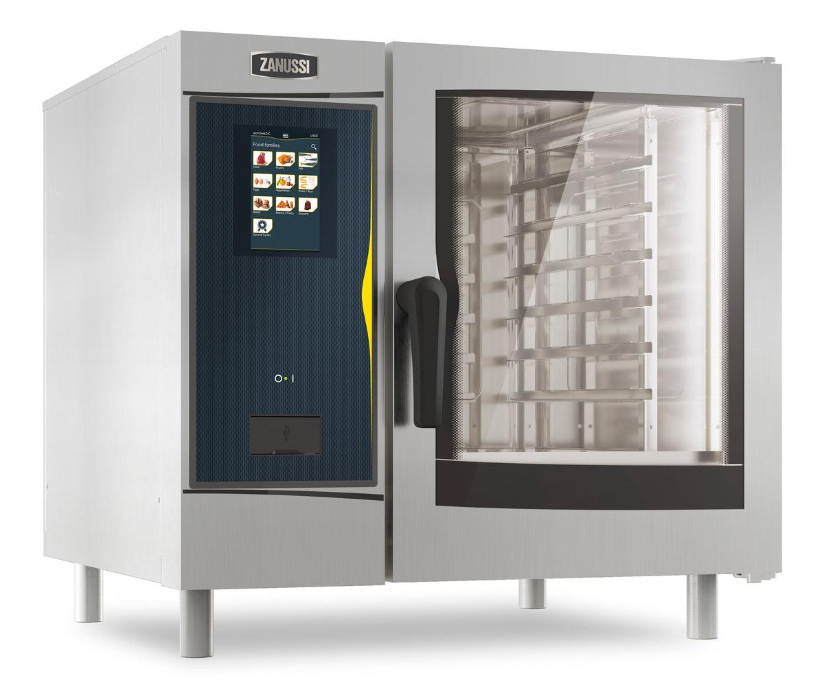 Zanussi Magistar 218730, 6 x 1/1GN Combi Oven with Touch Screen Control, Boiler Generated Steam