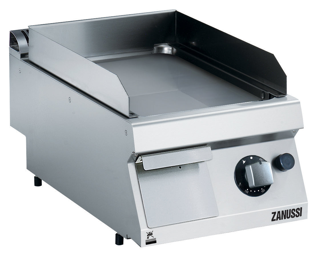 Zanussi EVO700 372037, 400mm Fry Top with Smooth Polished Chrome Plate