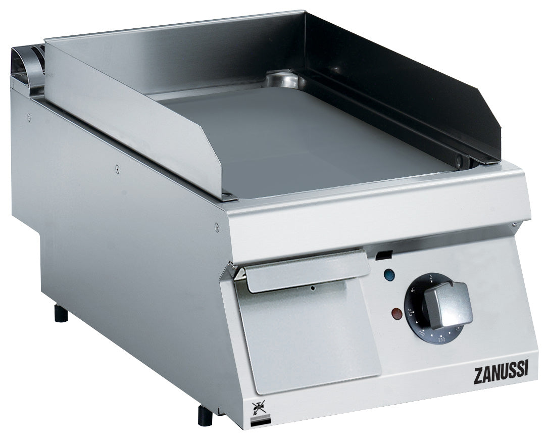Zanussi EVO700 372193, 400mm Fry Top with Smooth Polished Chrome Plate