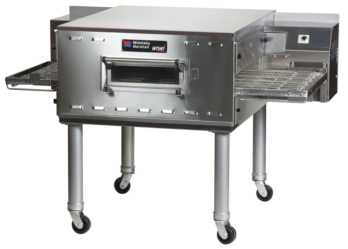 Middleby Marshall Wow PS638G, 80 x 12" Pizzas Per Hour Conveyor Oven with Stand