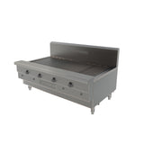 Goldstein 800 RBA48L, 1220mm Char Broiler with Splashback