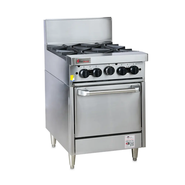 Trueheat RCR6-4 - 600mm Gas Oven Range with 4 Burners