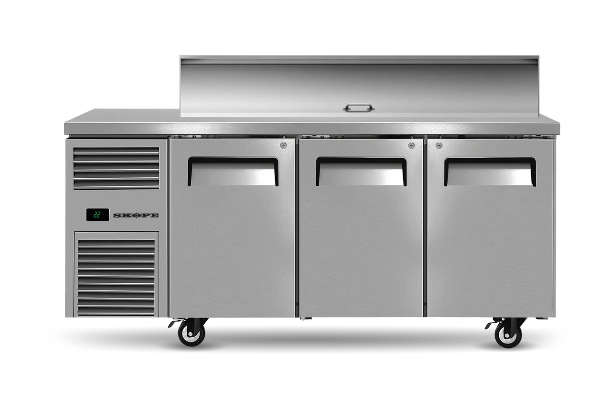 SKOPE RF7.PPS.3.SD ReFlex Series, 3 Door (Solid), Medium Salad Preparation Fridge