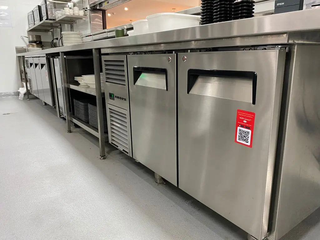 SKOPE ReFlex RF7.UBR.2.SD Double Solid Door Underbench Fridge