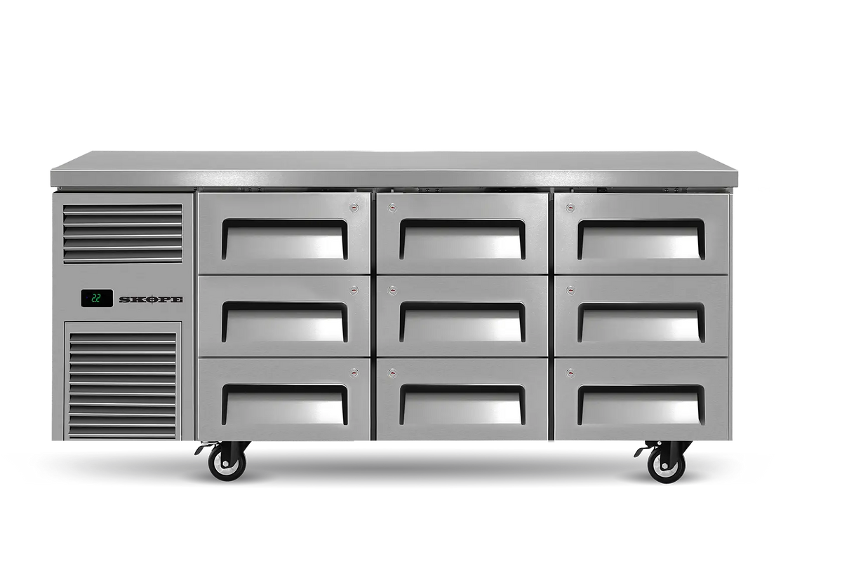 SKOPE RF7.UBR.3.D9 ReFlex 9 Drawer Underbench Fridge
