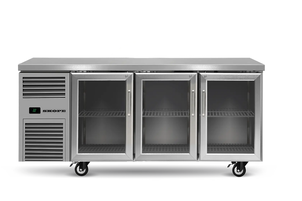 SKOPE RF7.UBR.3.GD ReFlex 3 Glass Door Underbench Fridge