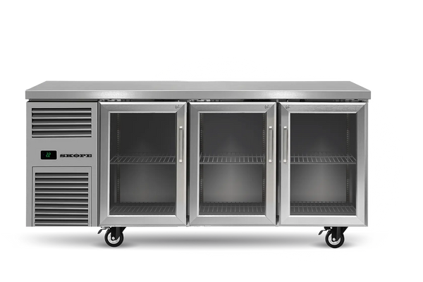 SKOPE RF7.UBR.3.GD ReFlex 3 Glass Door Underbench Fridge