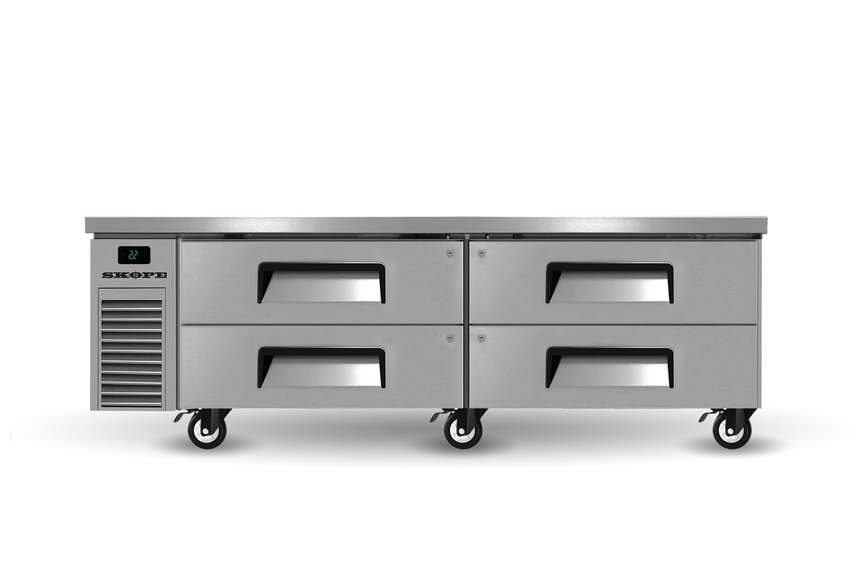 Skope RF8.CBR.2.4D - ReFlex Series - 4 Drawer Chef Base Fridge - 2/1 GN