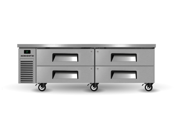 Skope RF8.CBR.2.4D - ReFlex Series - 4 Drawer Chef Base Fridge - 2/1 GN