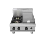 Waldorf 800 RN8403G-B, 2 Burner with 300mm Griddle Cooktop with Bench Base
