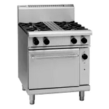 Waldorf 800 RNL8510GC, 4 Burner Convection Oven Range Low Back Model