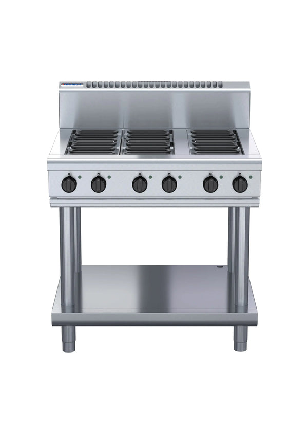 Waldorf 800 RN8600E-LS, 6 Element Cooktop with Leg Stand