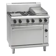 Waldorf 800 RN8613GC, 4 Burner with 300mm Griddle Convection Oven Range