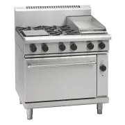 Waldorf 800 RN8613GEC, 4 Burner with 300mm Griddle Convection Oven Range