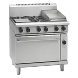 Waldorf 800 RN8613GEC, 4 Burner with 300mm Griddle Convection Oven Range