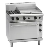 Waldorf 800 RNL8616GE, 2 Burner with 600mm Griddle Oven Range Low Back Model