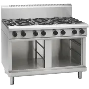 Waldorf Bold RNB8800G-CD, 8 Burner Cooktop with Cabinet Base