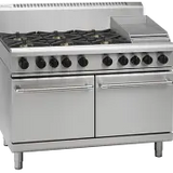 Waldorf 800 RNL8823G, 6 Burner with 300mm Griddle Oven Range Low Back Model